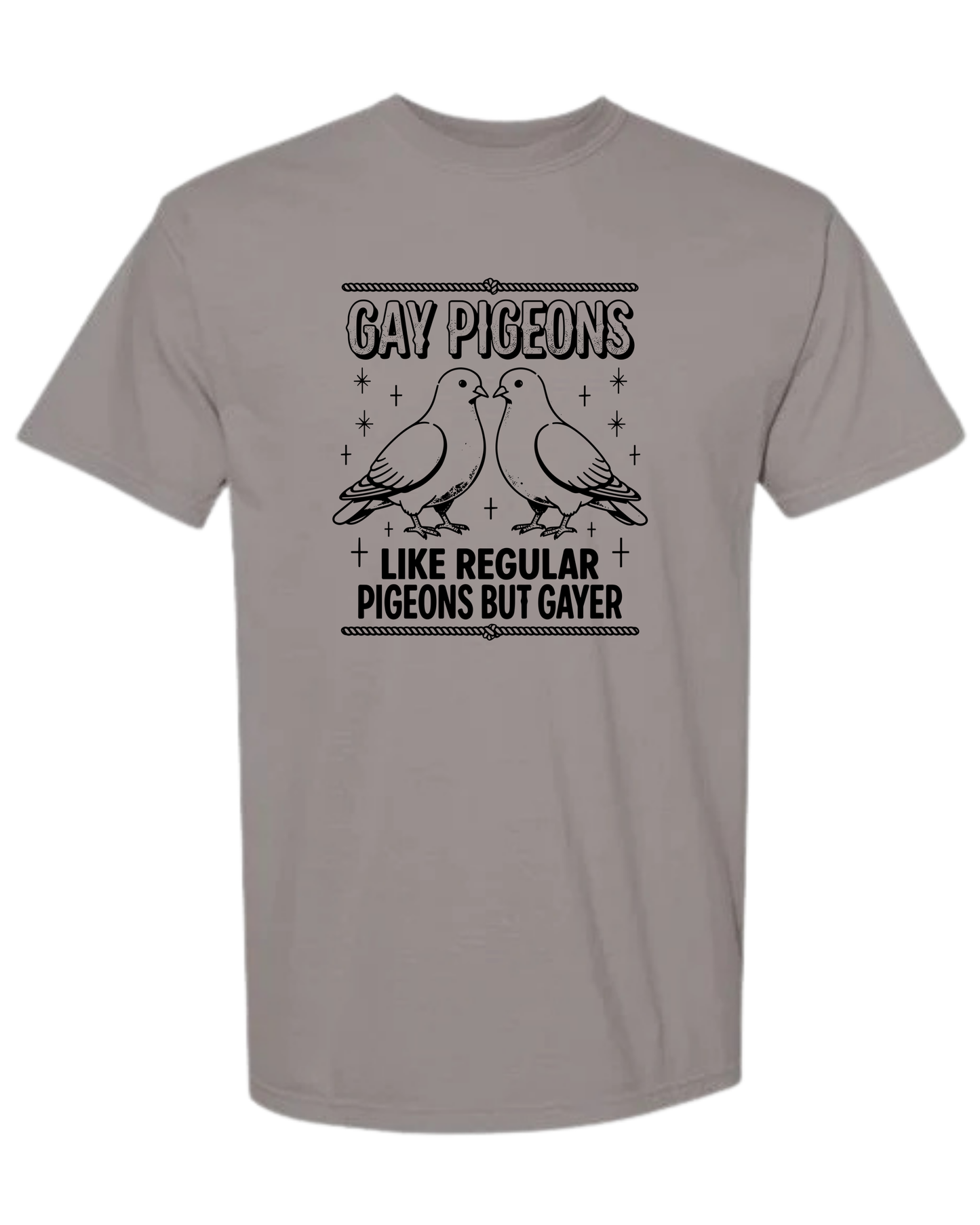 Gay Pigeons.. like regular pigeons but gayer