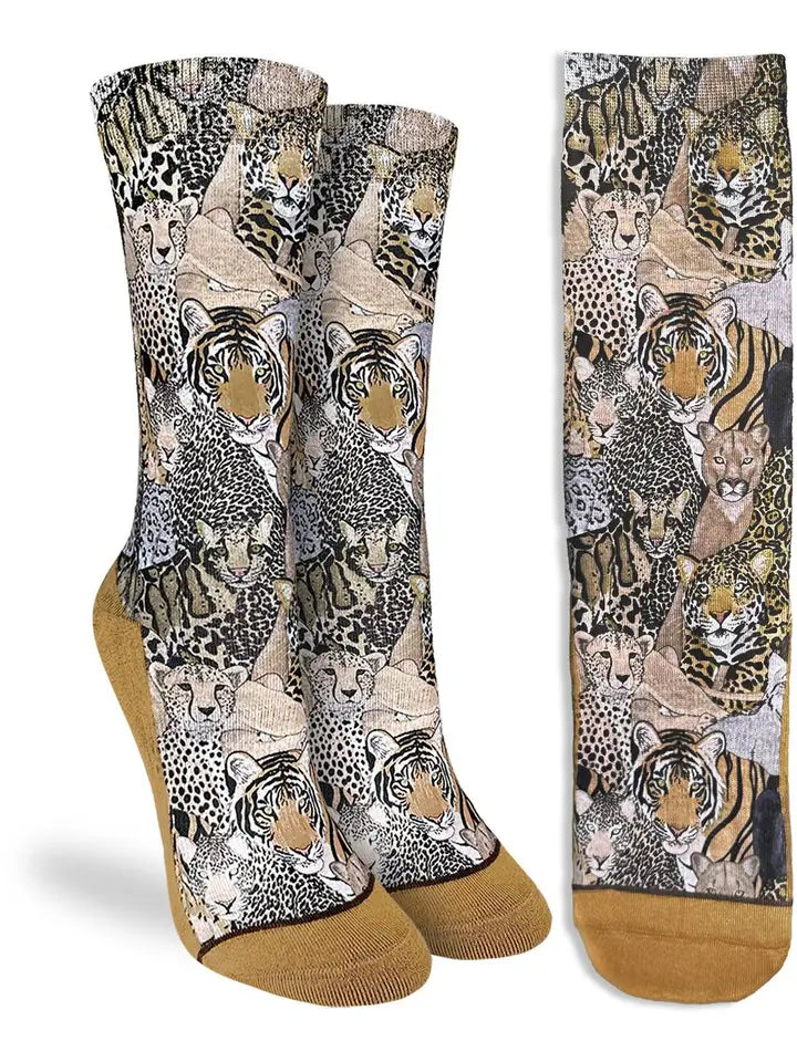Women's Big Cats Socks