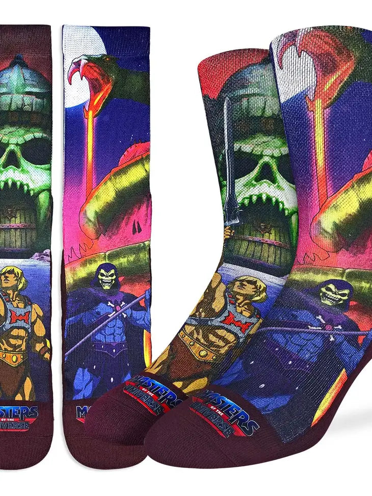 Men's Masters of the Universe, He-Man & Skeletor Socks - Active Fit
