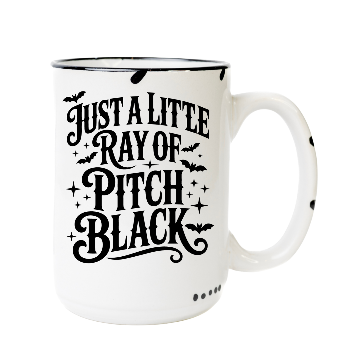 Just a little ray of pitch black