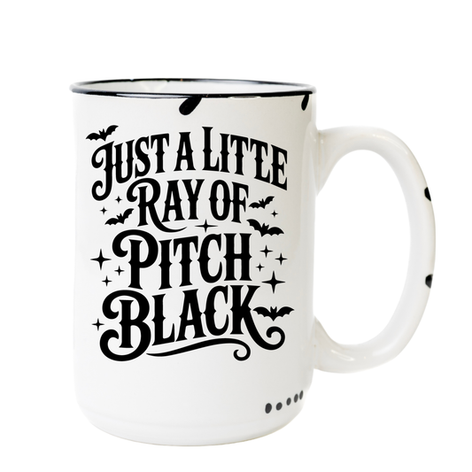 Just a little ray of pitch black