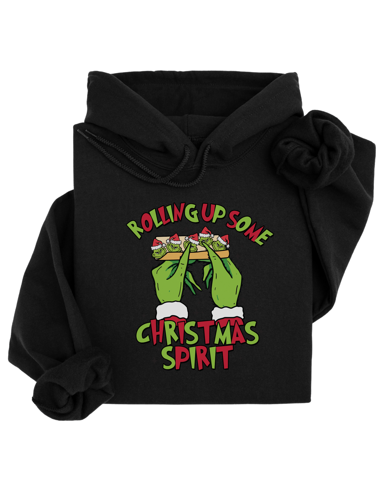 Rolling up some Christmas Spirit - Hoodie