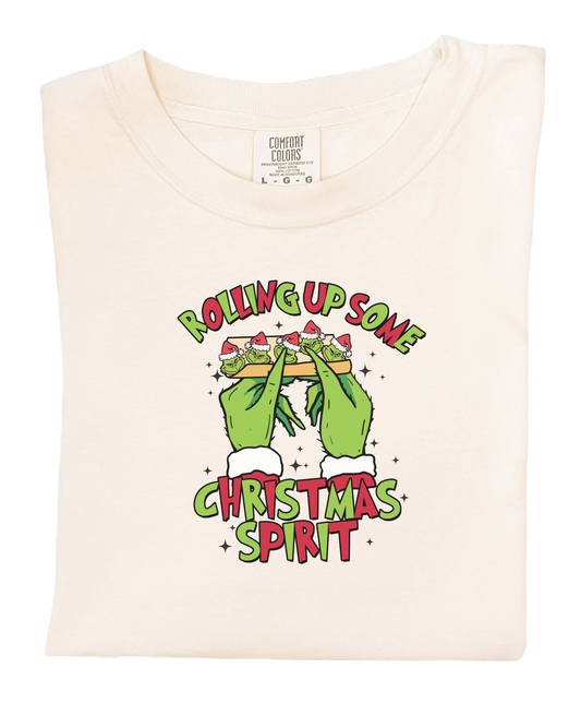Rolling up some Christmas Spirit - T-shirt