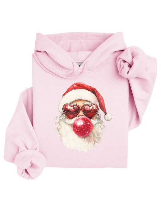 Bubble Gum Santa - Hoodie