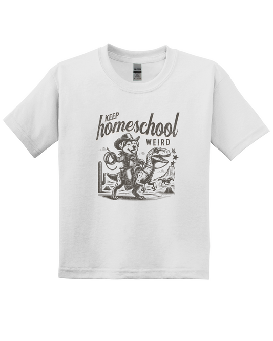 Keep Homeschool Weird T-shirt Kids