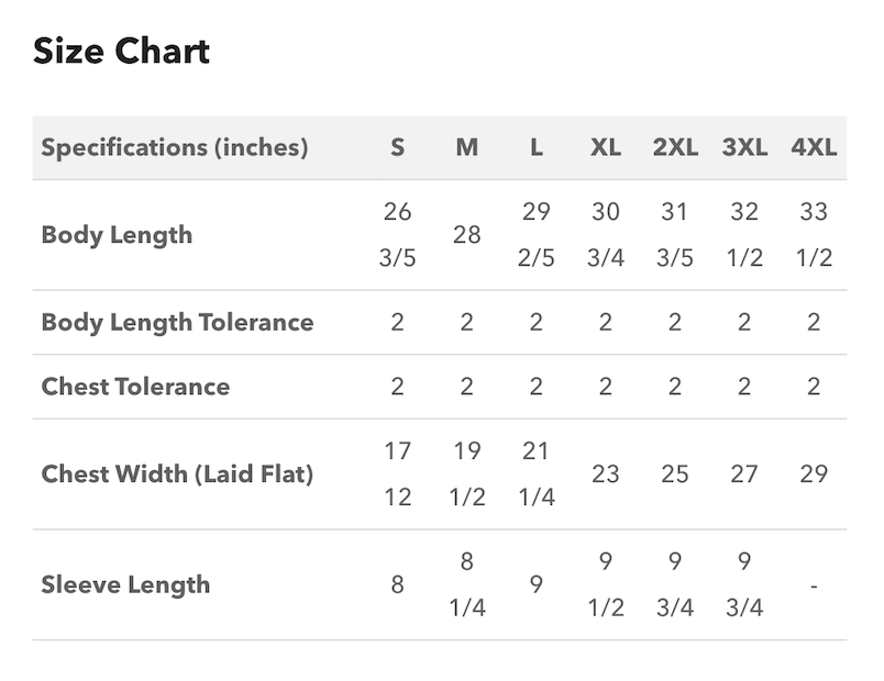 T-shirt - Adult Cotton