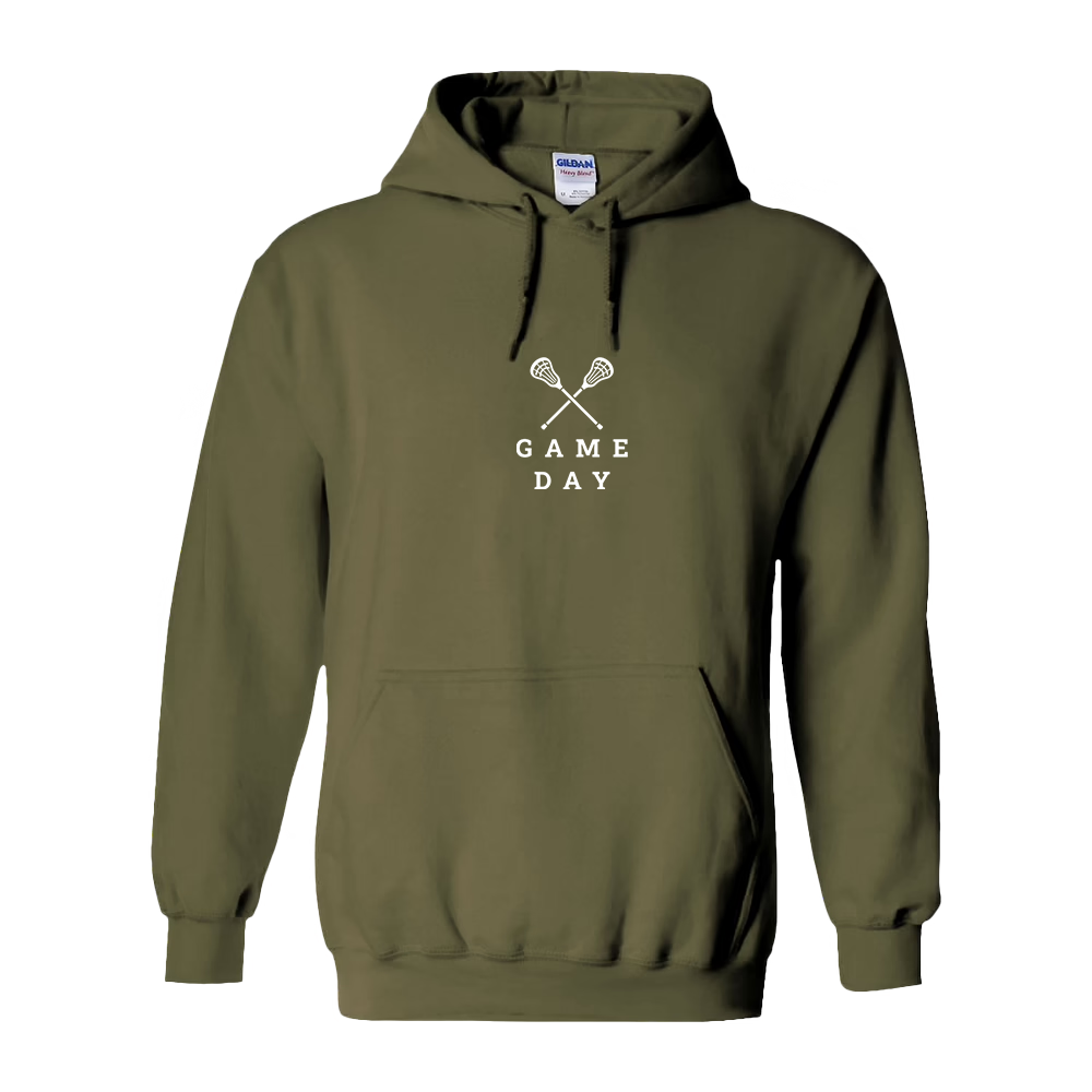 Adult Hoodie Lacrosse Game Day