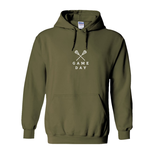 Adult Hoodie Lacrosse Game Day