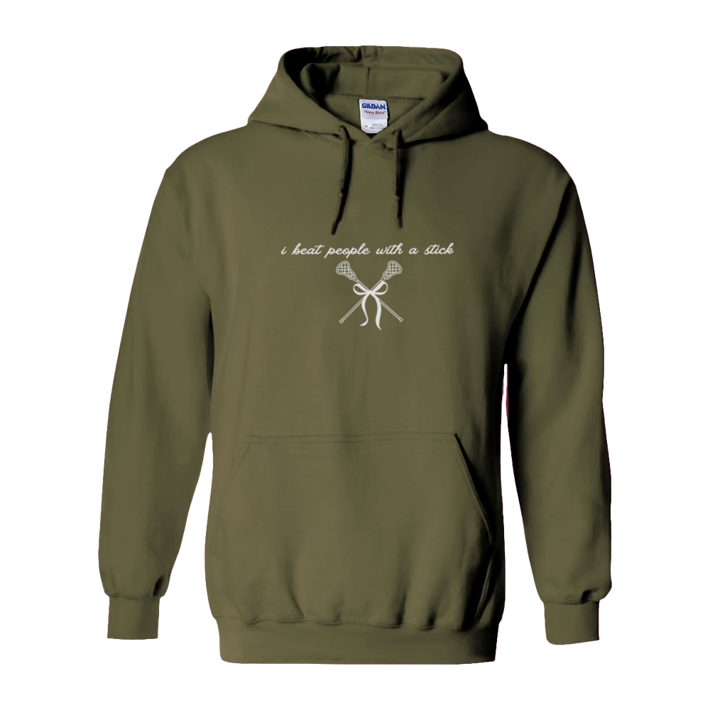 Adult Hoodie Lacrosse Stick