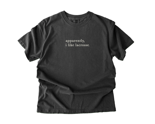 Adult T-Shirt I like Lacrosse