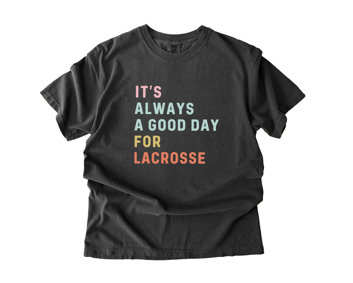 Adult T-Shirt Lacrosse Good Day
