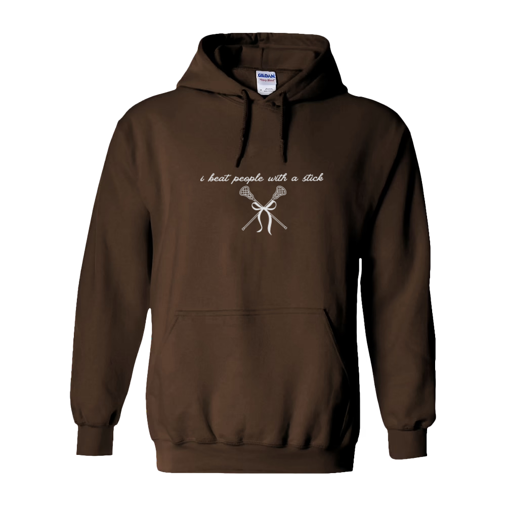 Adult Hoodie Lacrosse Stick