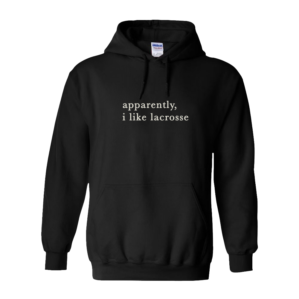 Adult Hoodie I Like Lacrosse