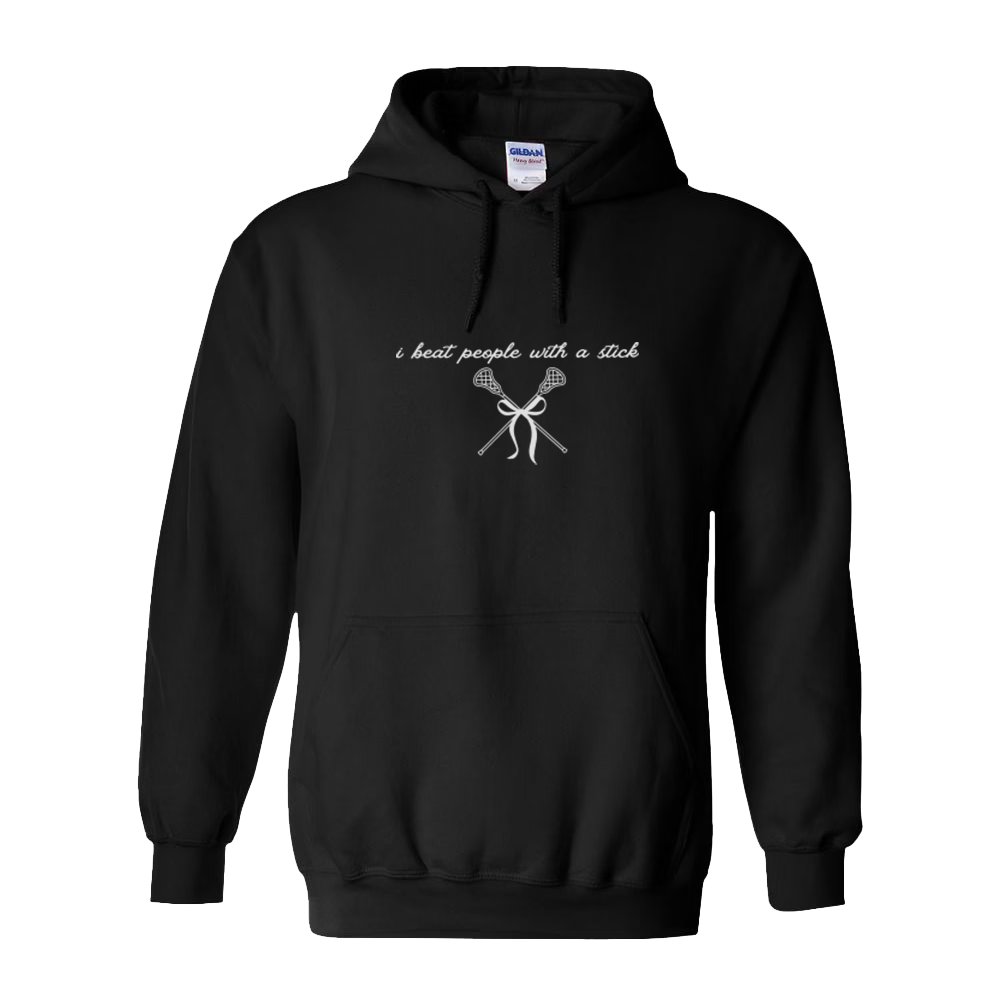 Adult Hoodie Lacrosse Stick