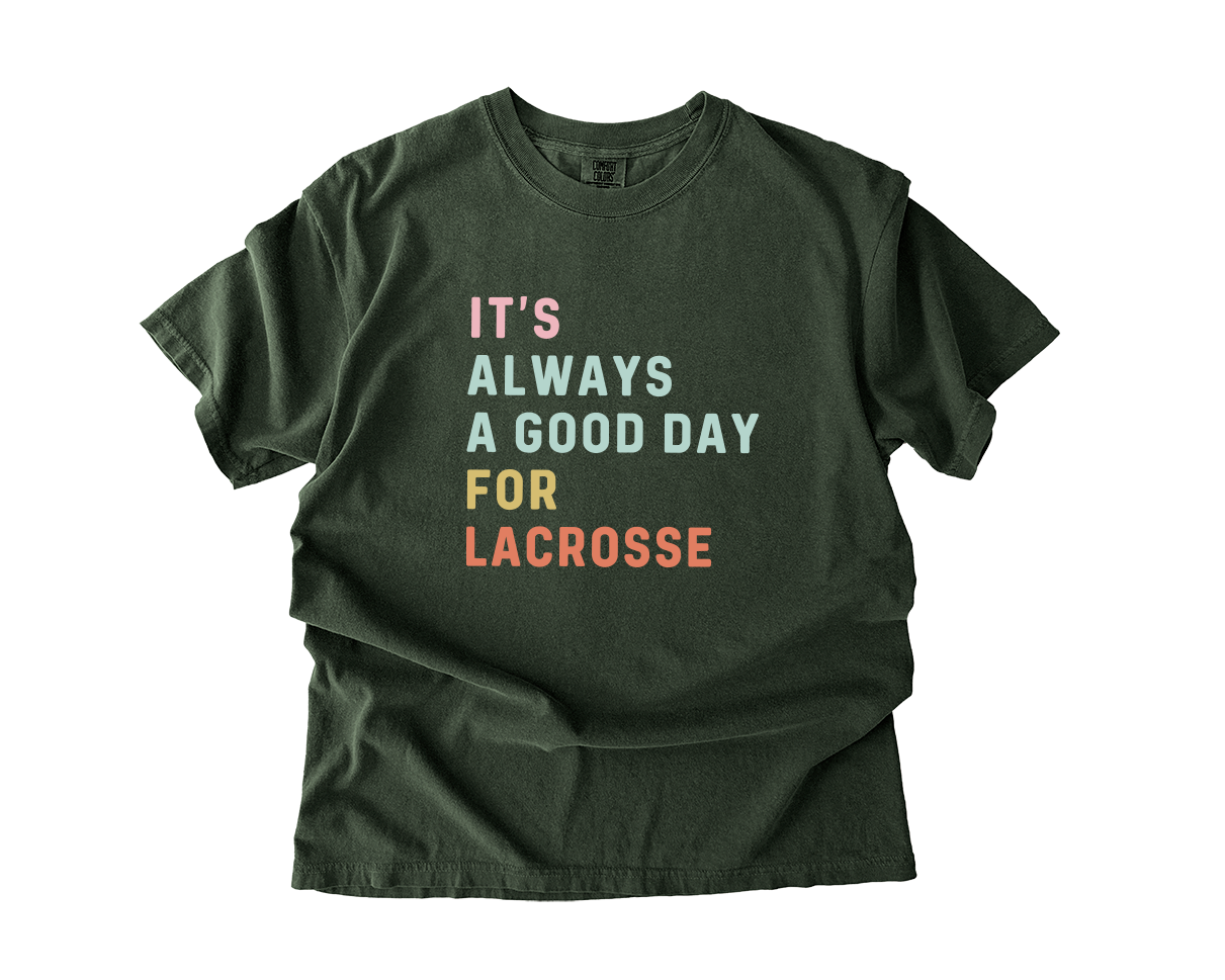 Adult T-Shirt Lacrosse Good Day