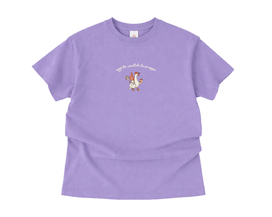 Adult T-Shirt Lacrosse Duck