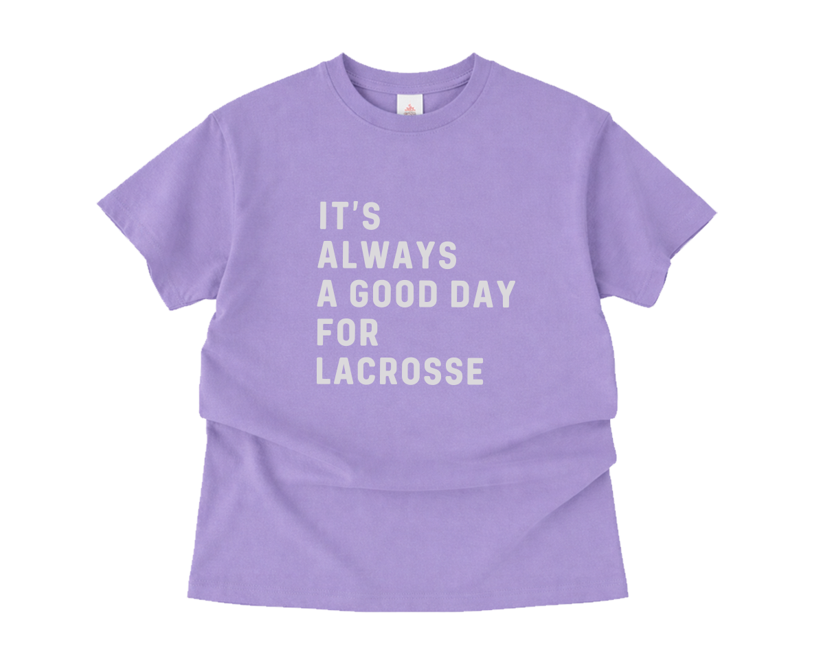 Adult T-Shirt Lacrosse Good Day