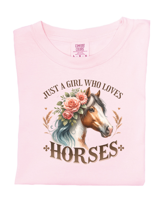 Loves horses T-shirt