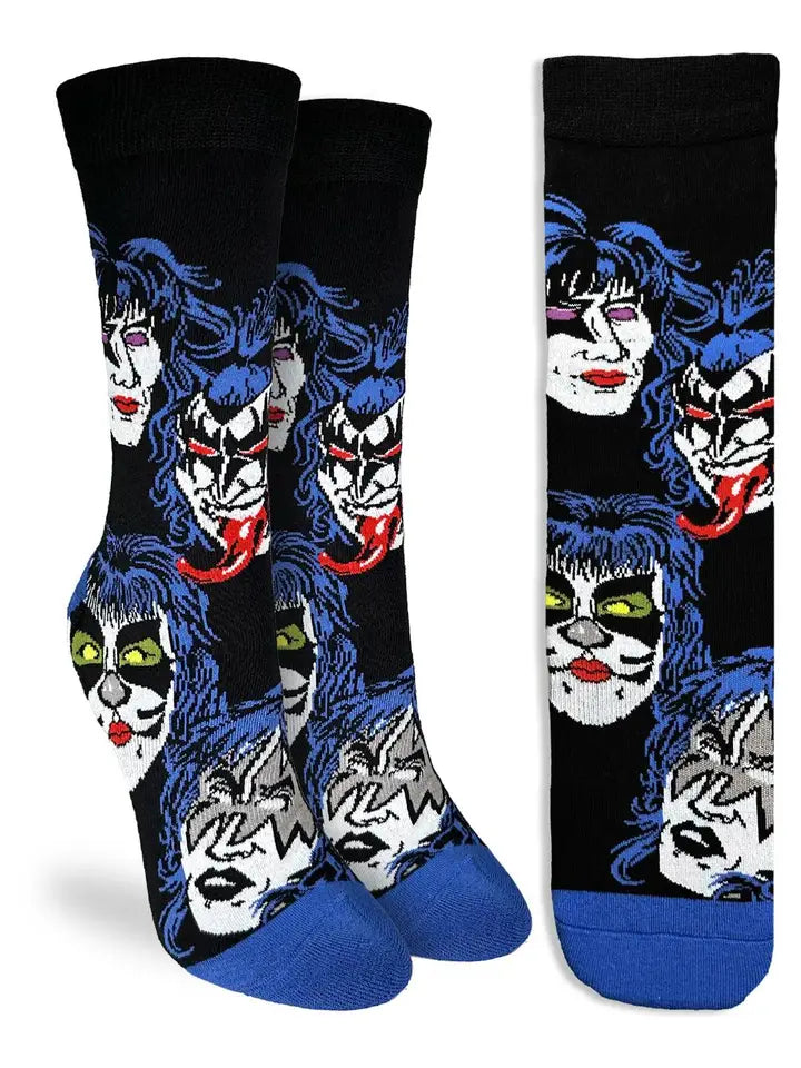 Women's Kiss Solo Faces Socks