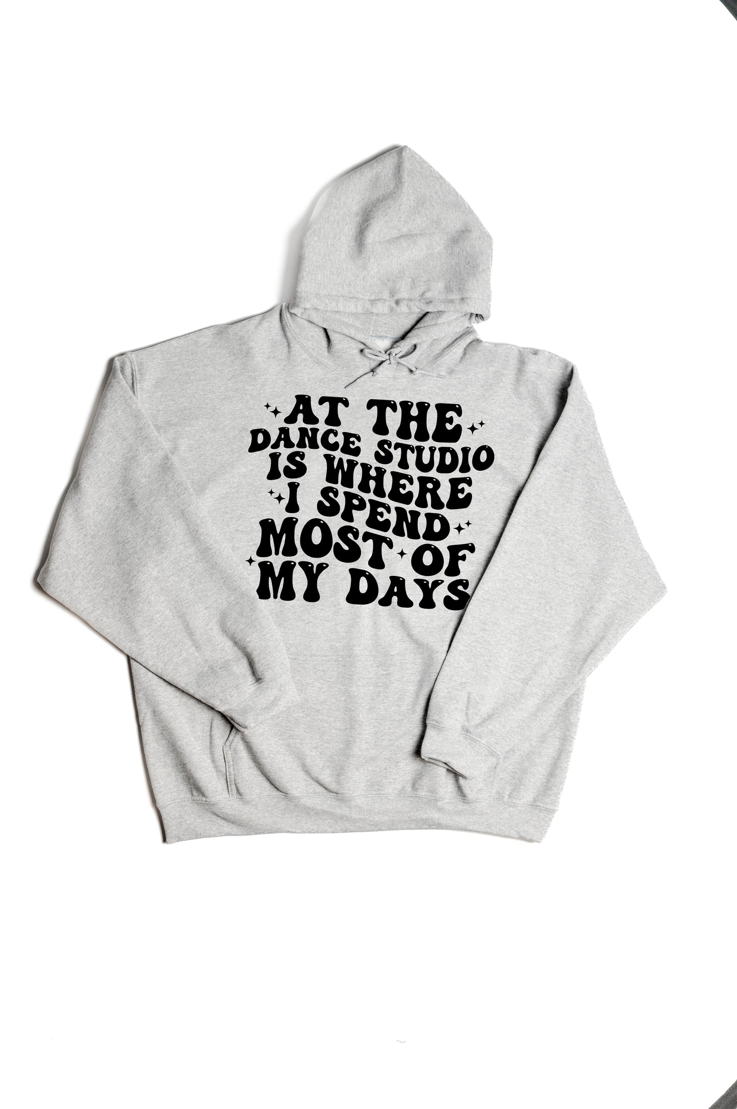 At the dance studio is where I spend most of my days - Adult