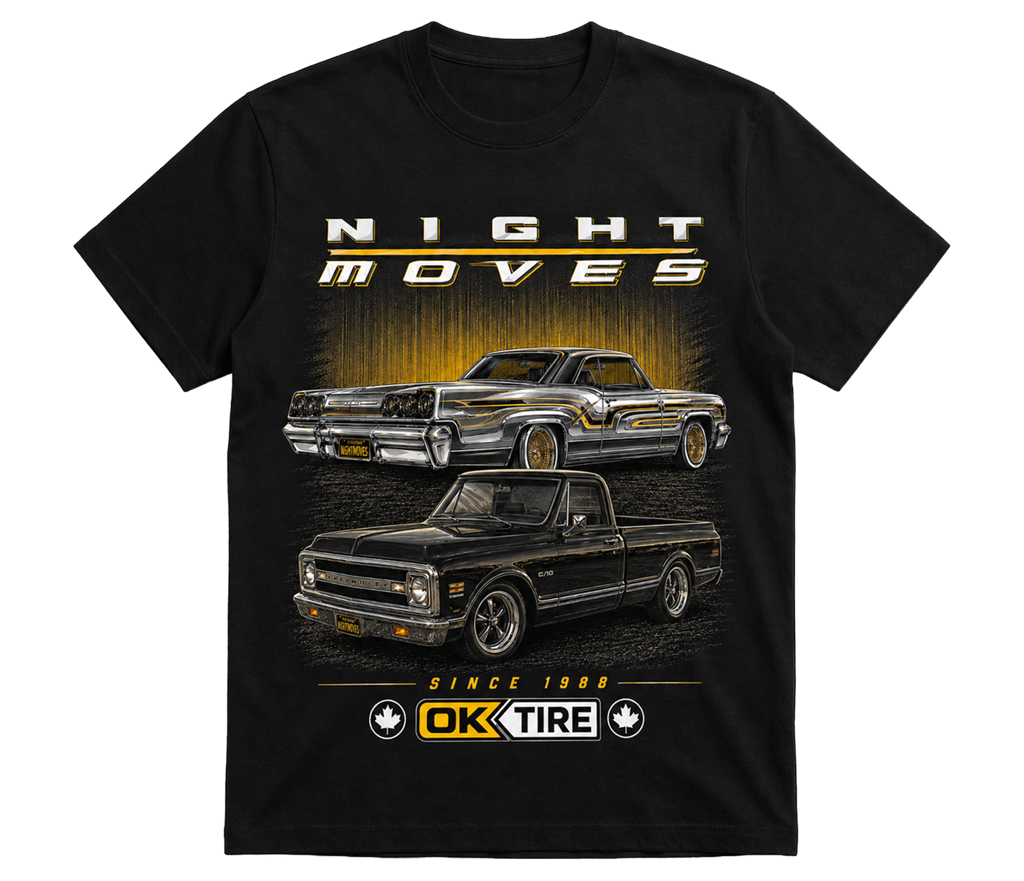 OK Tire Graphic Tee Night Moves